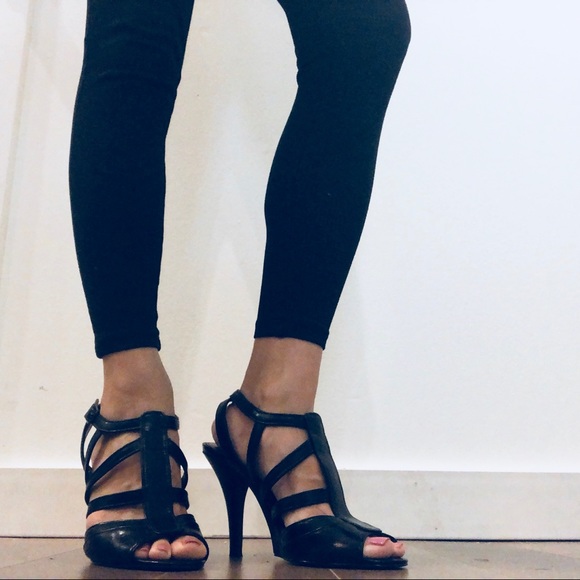 Calvin Klein Shoes - Calvin Klein Black Leather High Heels